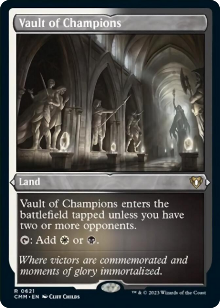 Vault of Champions (Foil Etched) [Commander Masters] | Tables and Towers