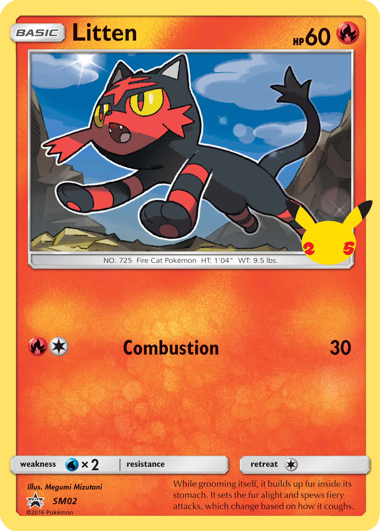 Litten (SM02) (Jumbo Card) [First Partner Pack] | Tables and Towers