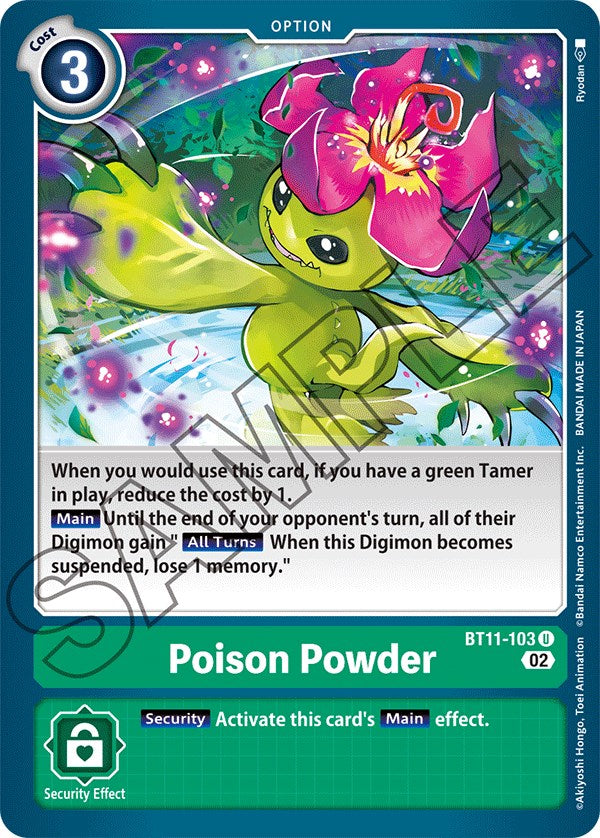 Poison Powder [BT11-103] [Dimensional Phase] | Tables and Towers