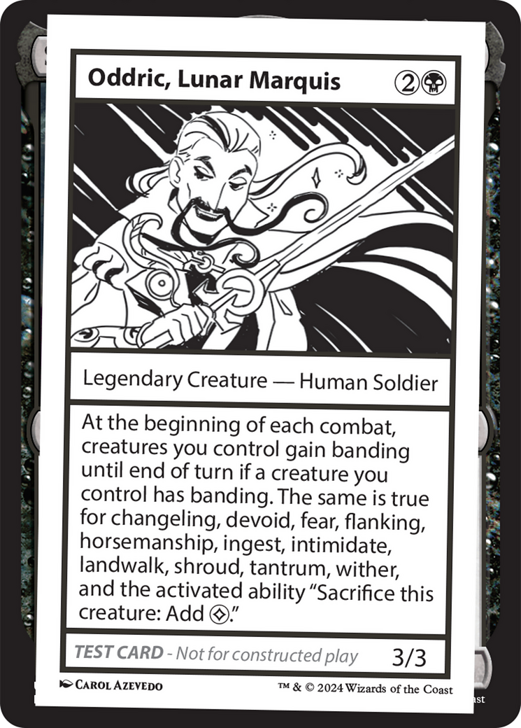 Oddric, Lunar Marquis [Mystery Booster 2 Playtest Cards] | Tables and Towers