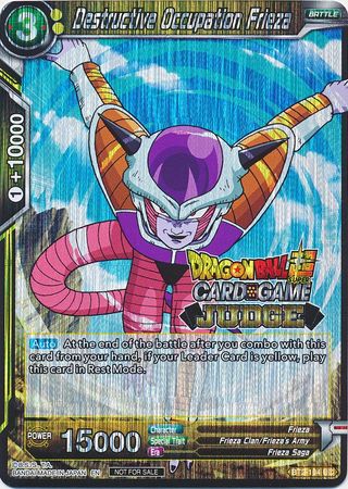 Destructive Occupation Frieza (BT2-104) [Judge Promotion Cards] | Tables and Towers