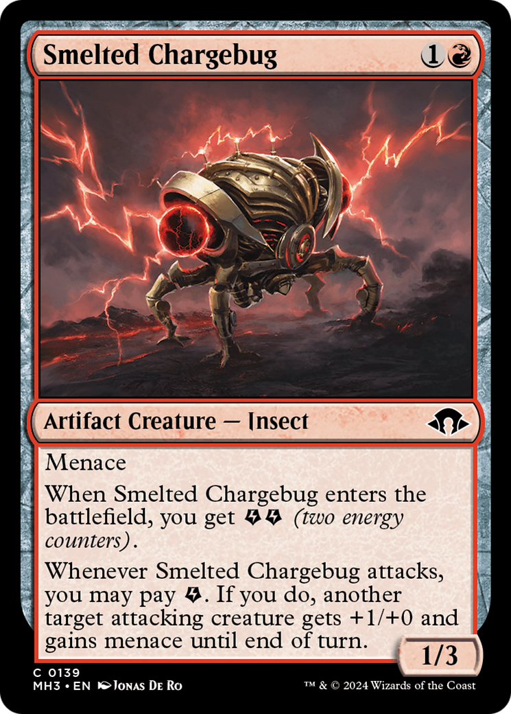 Smelted Chargebug [Modern Horizons 3] | Tables and Towers