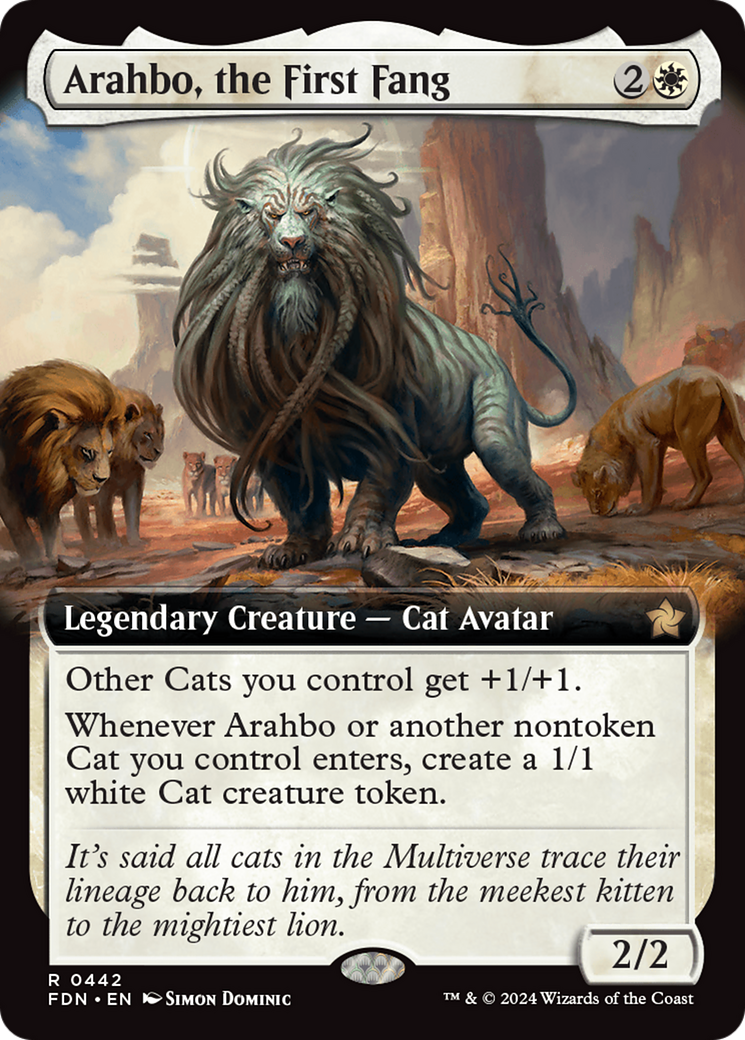 Arahbo, the First Fang (Extended Art) [Foundations] | Tables and Towers