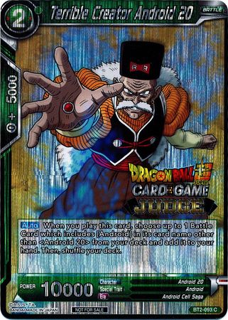 Terrible Creator Android 20 (BT2-093) [Judge Promotion Cards] | Tables and Towers