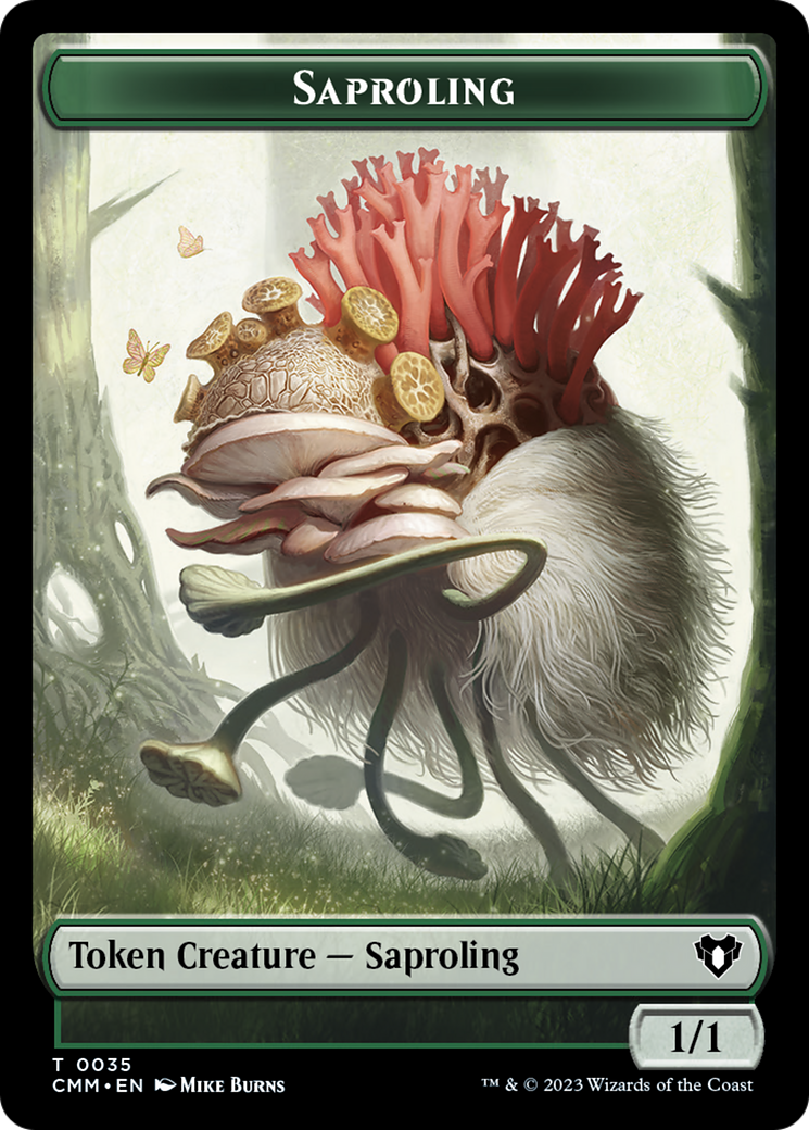 Saproling Token [Commander Masters Tokens] | Tables and Towers