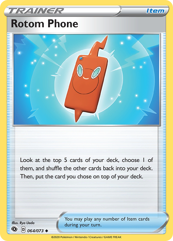 Rotom Phone (064/073) [Sword & Shield: Champion's Path] | Tables and Towers