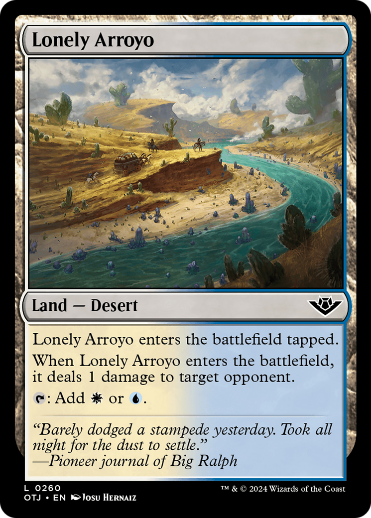 Lonely Arroyo [Outlaws of Thunder Junction] | Tables and Towers