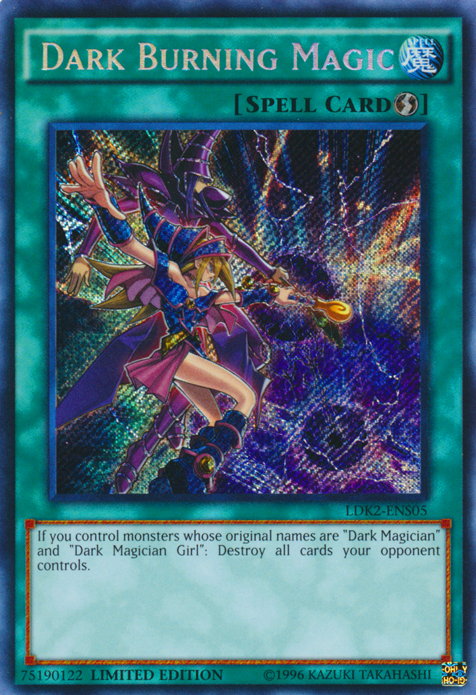 Dark Burning Magic [LDK2-ENS05] Secret Rare | Tables and Towers