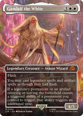 Gandalf the White (Borderless Alternate Art) [The Lord of the Rings: Tales of Middle-Earth] | Tables and Towers