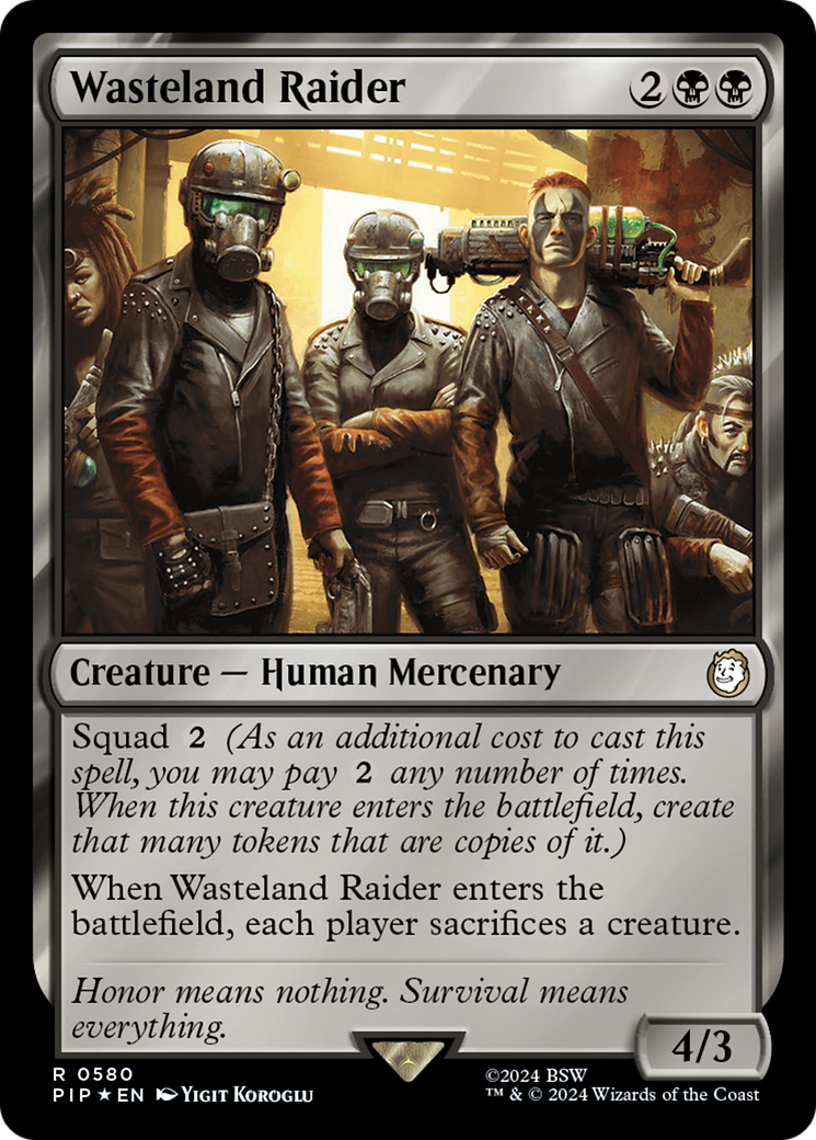 Wasteland Raider (Surge Foil) [Fallout] | Tables and Towers