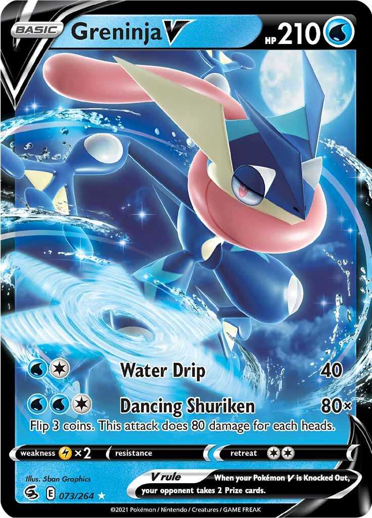 Greninja V (073/264) [Sword & Shield: Fusion Strike] | Tables and Towers