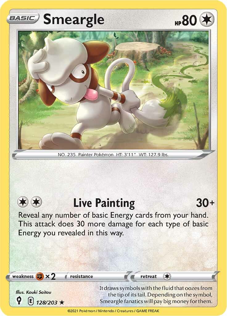 Smeargle (128/203) [Sword & Shield: Evolving Skies] | Tables and Towers