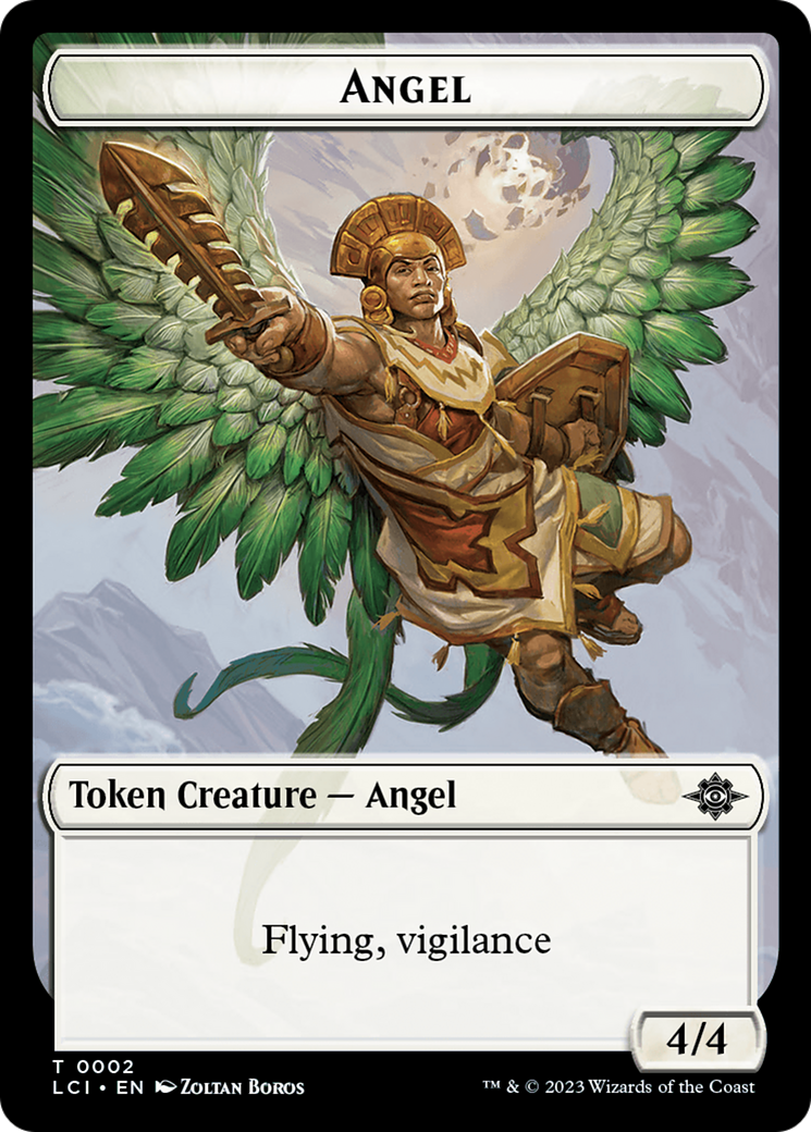 Angel Token [The Lost Caverns of Ixalan Tokens] | Tables and Towers