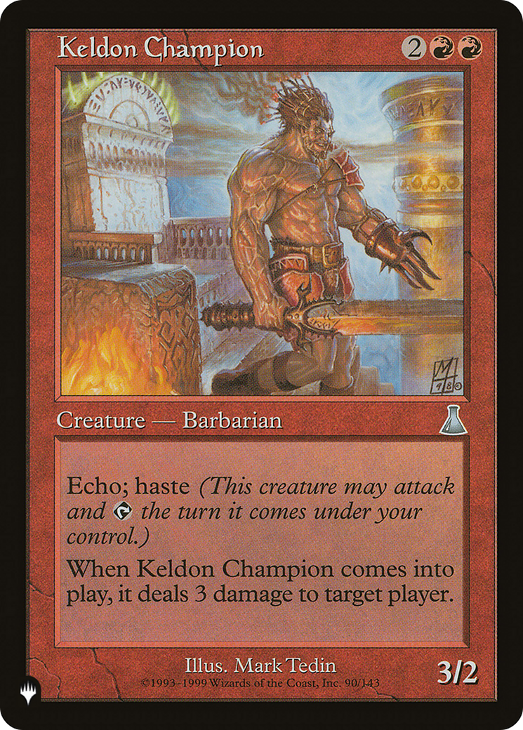 Keldon Champion [The List Reprints] | Tables and Towers