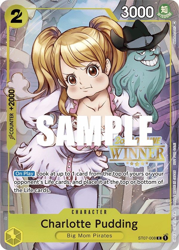 Charlotte Pudding (Offline Regional 2023) [Winner] [One Piece Promotion Cards] | Tables and Towers