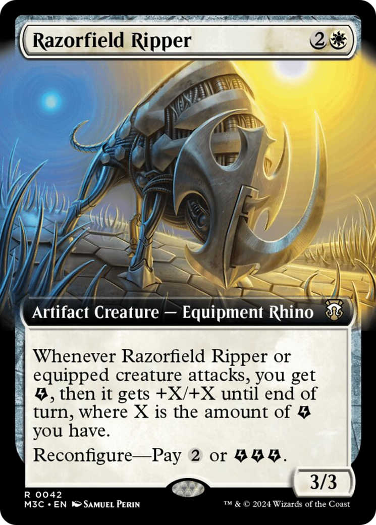 Razorfield Ripper (Extended Art) [Modern Horizons 3 Commander] | Tables and Towers