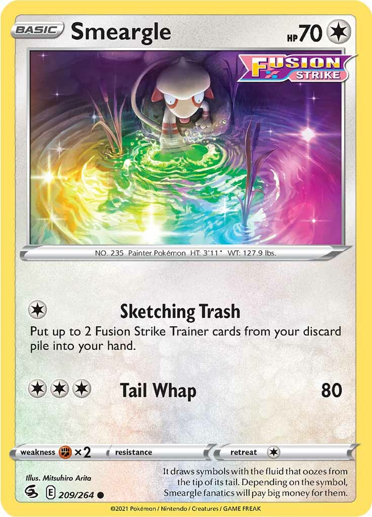 Smeargle (209/264) [Sword & Shield: Fusion Strike] | Tables and Towers