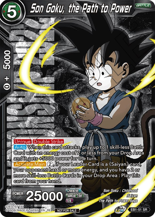 Son Goku, the Path to Power (Championship 2022) (EB1-51) [Promotion Cards] | Tables and Towers