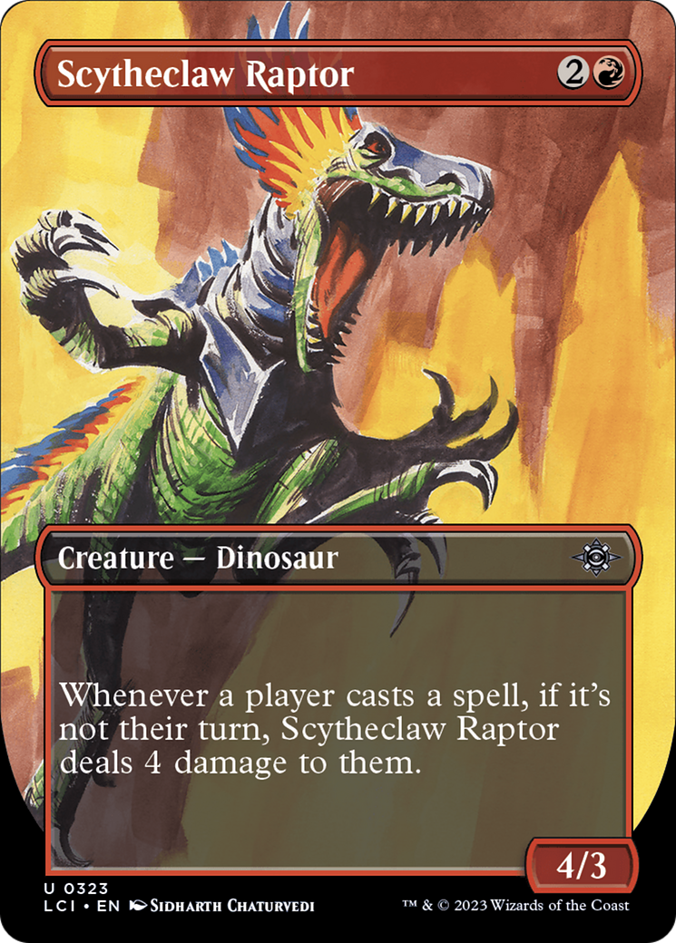 Scytheclaw Raptor (Borderless) [The Lost Caverns of Ixalan] | Tables and Towers