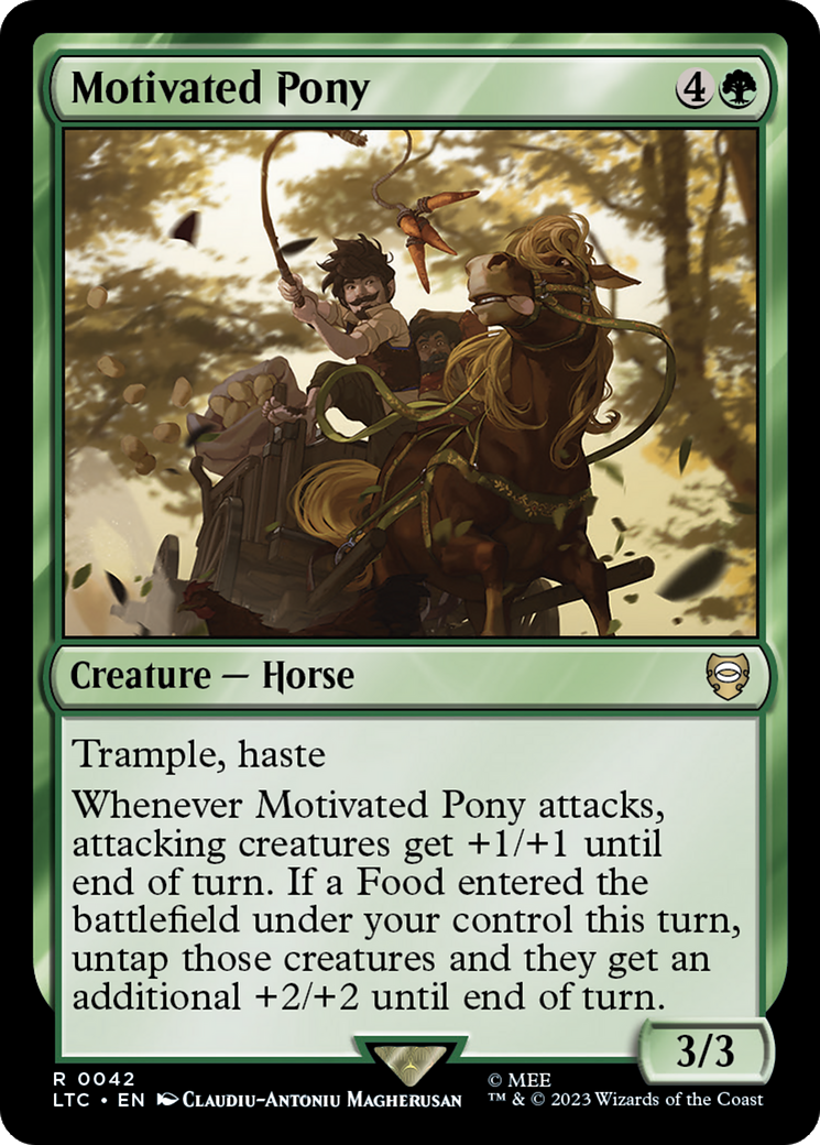 Motivated Pony [The Lord of the Rings: Tales of Middle-Earth Commander] | Tables and Towers