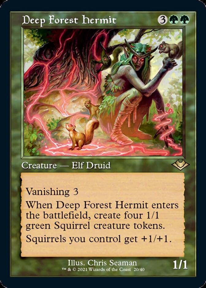 Deep Forest Hermit (Retro Foil Etched) [Modern Horizons] | Tables and Towers