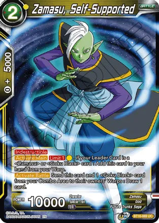 Zamasu, Self-Supported (BT16-089) [Realm of the Gods] | Tables and Towers