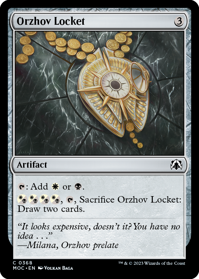 Orzhov Locket [March of the Machine Commander] | Tables and Towers