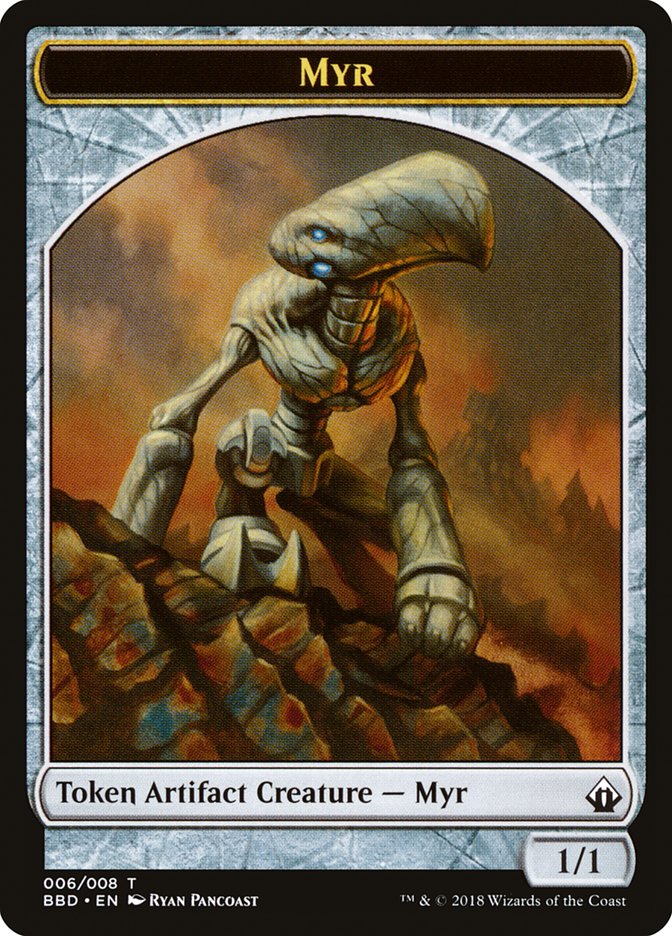 Myr Token [Battlebond Tokens] | Tables and Towers