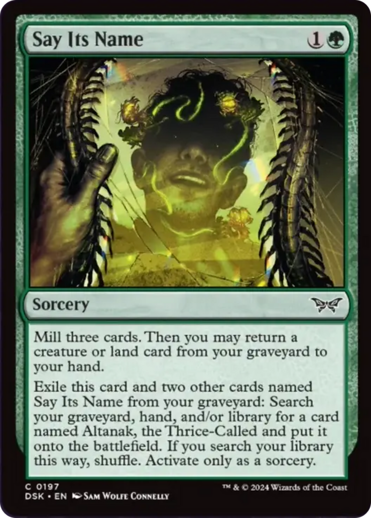 Say Its Name [Duskmourn: House of Horror] | Tables and Towers