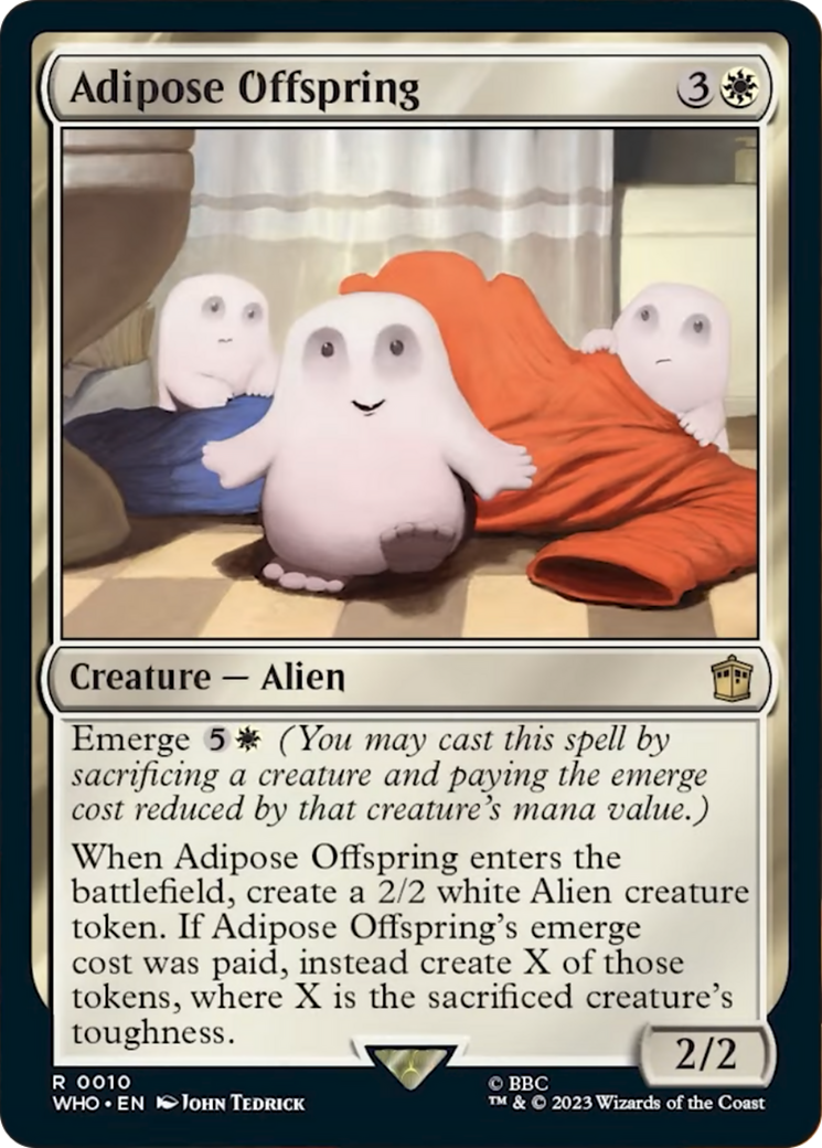 Adipose Offspring [Doctor Who] | Tables and Towers