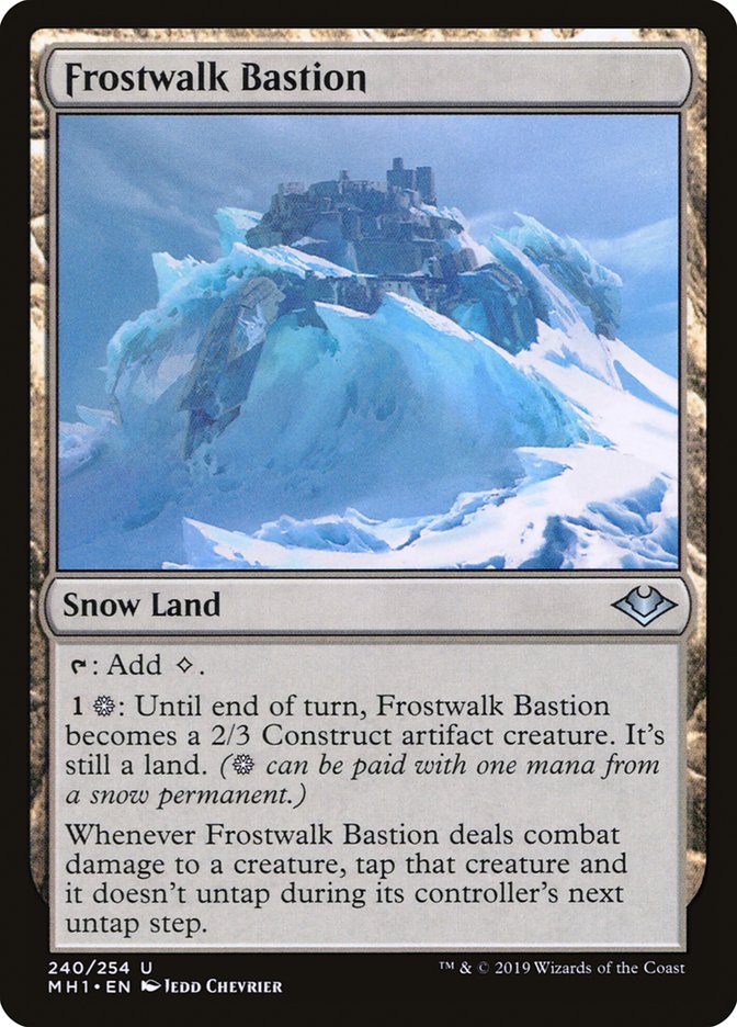 Frostwalk Bastion [Modern Horizons] | Tables and Towers