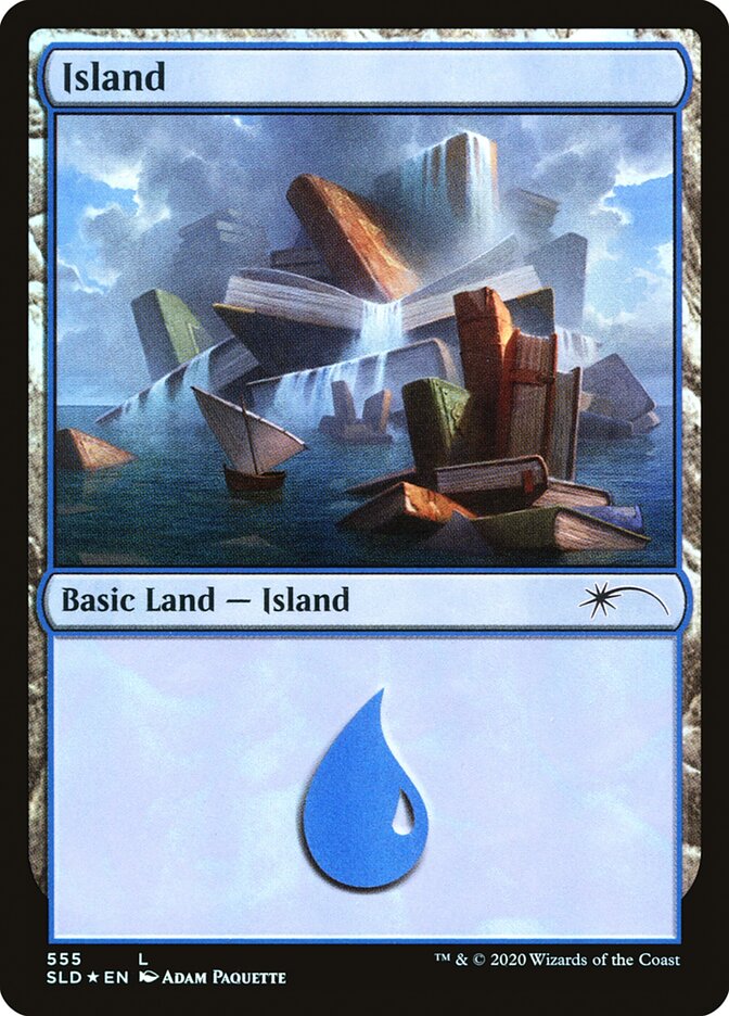 Island (Well Read) (555) [Secret Lair Drop Promos] | Tables and Towers