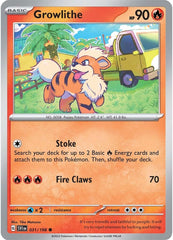 Growlithe (031/198) [Scarlet & Violet: Base Set] | Tables and Towers