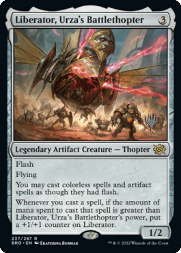 Liberator, Urza's Battlethopter (Promo Pack) [The Brothers' War Promos] | Tables and Towers