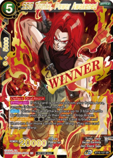 SSG Trunks, Power Awakened (Event Pack 10) (BT16-107) [Tournament Promotion Cards] | Tables and Towers