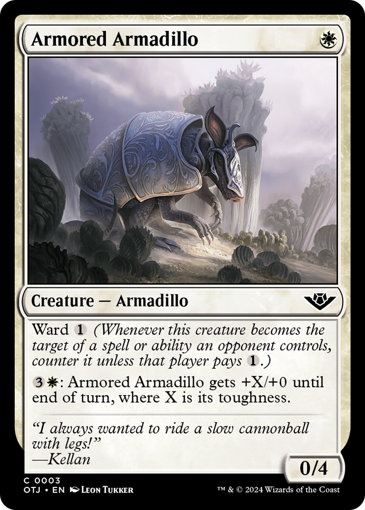 Armored Armadillo [Outlaws of Thunder Junction] | Tables and Towers