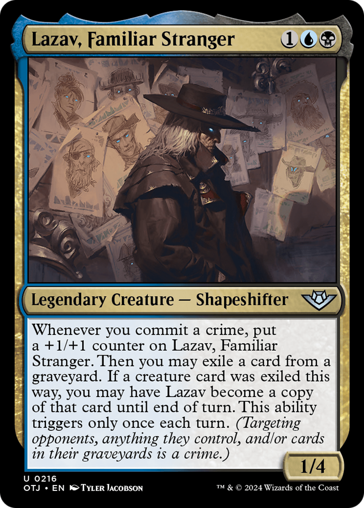 Lazav, Familiar Stranger [Outlaws of Thunder Junction] | Tables and Towers