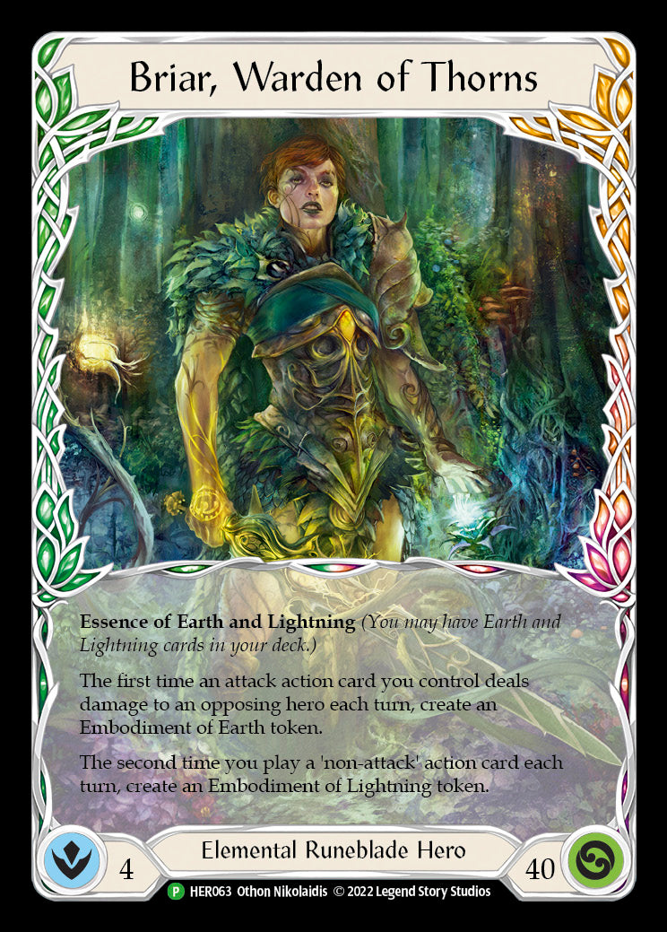 Briar, Warden of Thorns [HER063] (Promo)  Cold Foil | Tables and Towers