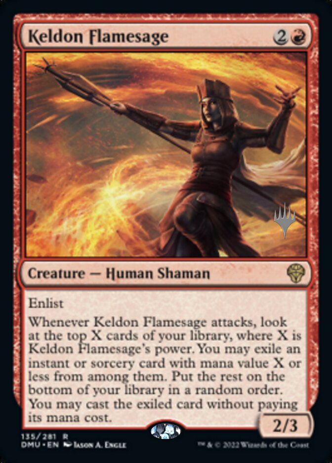 Keldon Flamesage (Promo Pack) [Dominaria United Promos] | Tables and Towers