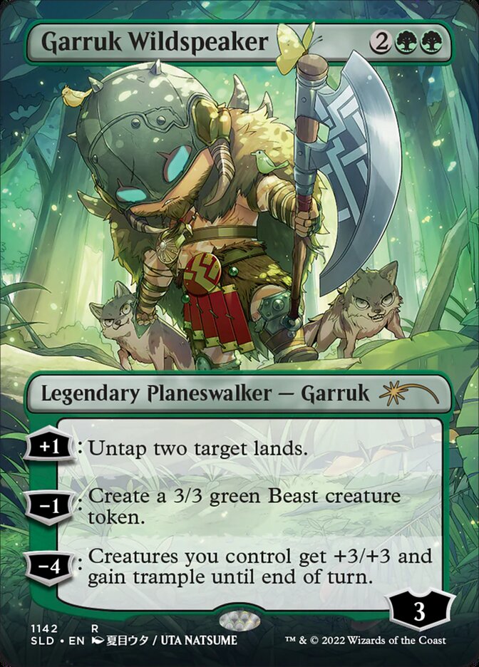 Garruk Wildspeaker (Borderless) [Secret Lair Drop Series] | Tables and Towers