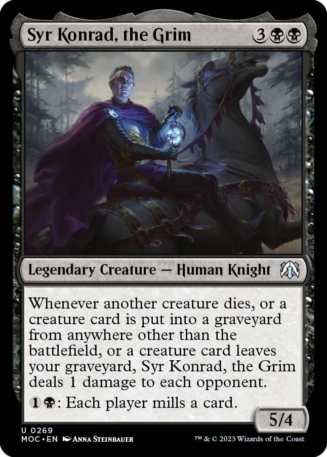 Syr Konrad, the Grim [March of the Machine Commander] | Tables and Towers