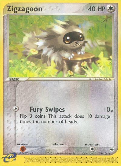 Zigzagoon (79/109) [EX: Ruby & Sapphire] | Tables and Towers