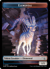 Elemental (9) // Vampire Double-Sided Token [March of the Machine Tokens] | Tables and Towers