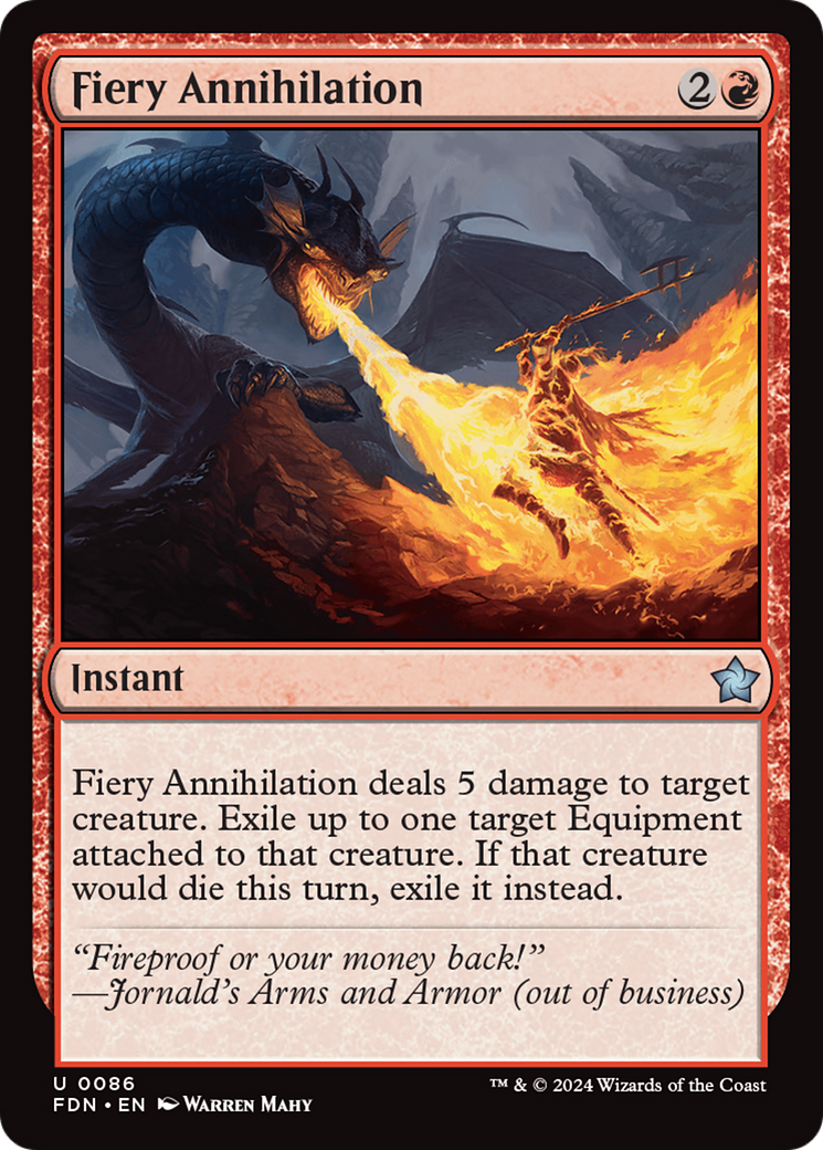 Fiery Annihilation [Foundations] | Tables and Towers