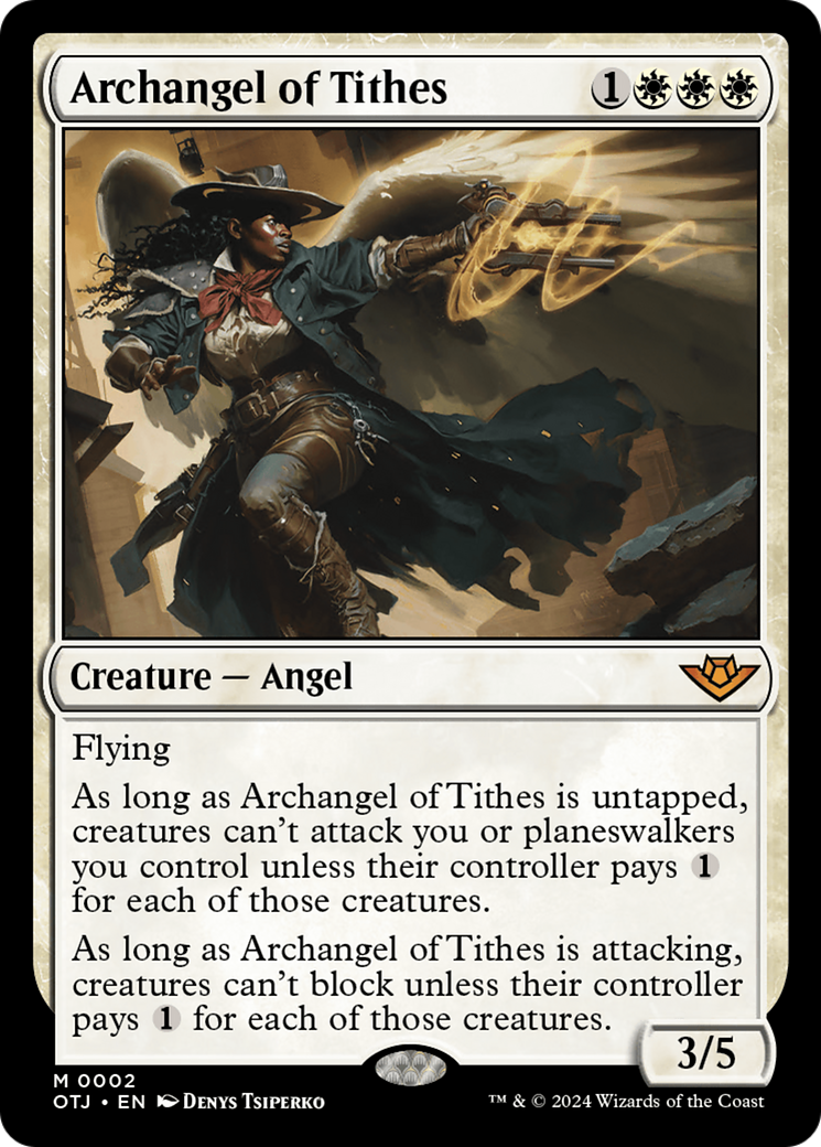 Archangel of Tithes [Outlaws of Thunder Junction] | Tables and Towers