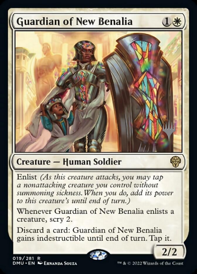 Guardian of New Benalia (Promo Pack) [Dominaria United Promos] | Tables and Towers