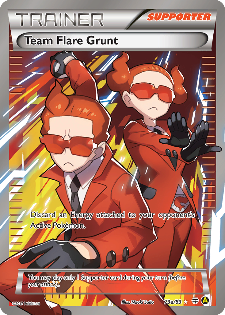 Team Flare Grunt (73a/83) [Alternate Art Promos] | Tables and Towers