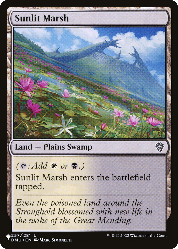 Sunlit Marsh [The List Reprints] | Tables and Towers