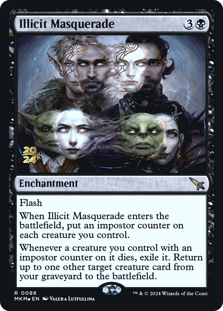 Illicit Masquerade [Murders at Karlov Manor Prerelease Promos] | Tables and Towers