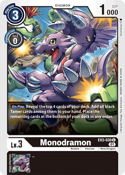 Monodramon [EX2-030] [Digital Hazard] | Tables and Towers